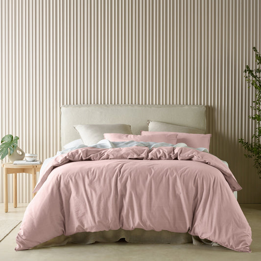 Acacia Blush Quilt Cover Set by Bianca