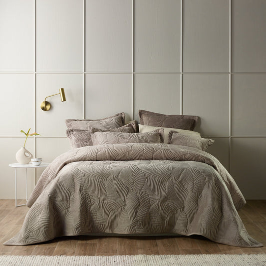 Kairo Champaine Coverlet Set by Bianca
