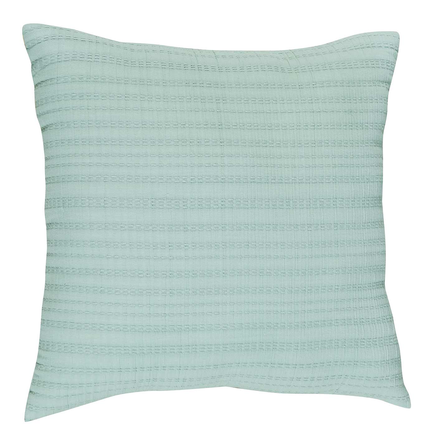 Cressida Square Sage Cotton Cushion By Bianca