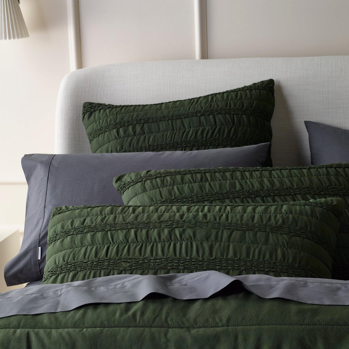 Vienna Green Bedspread Set By Bianca