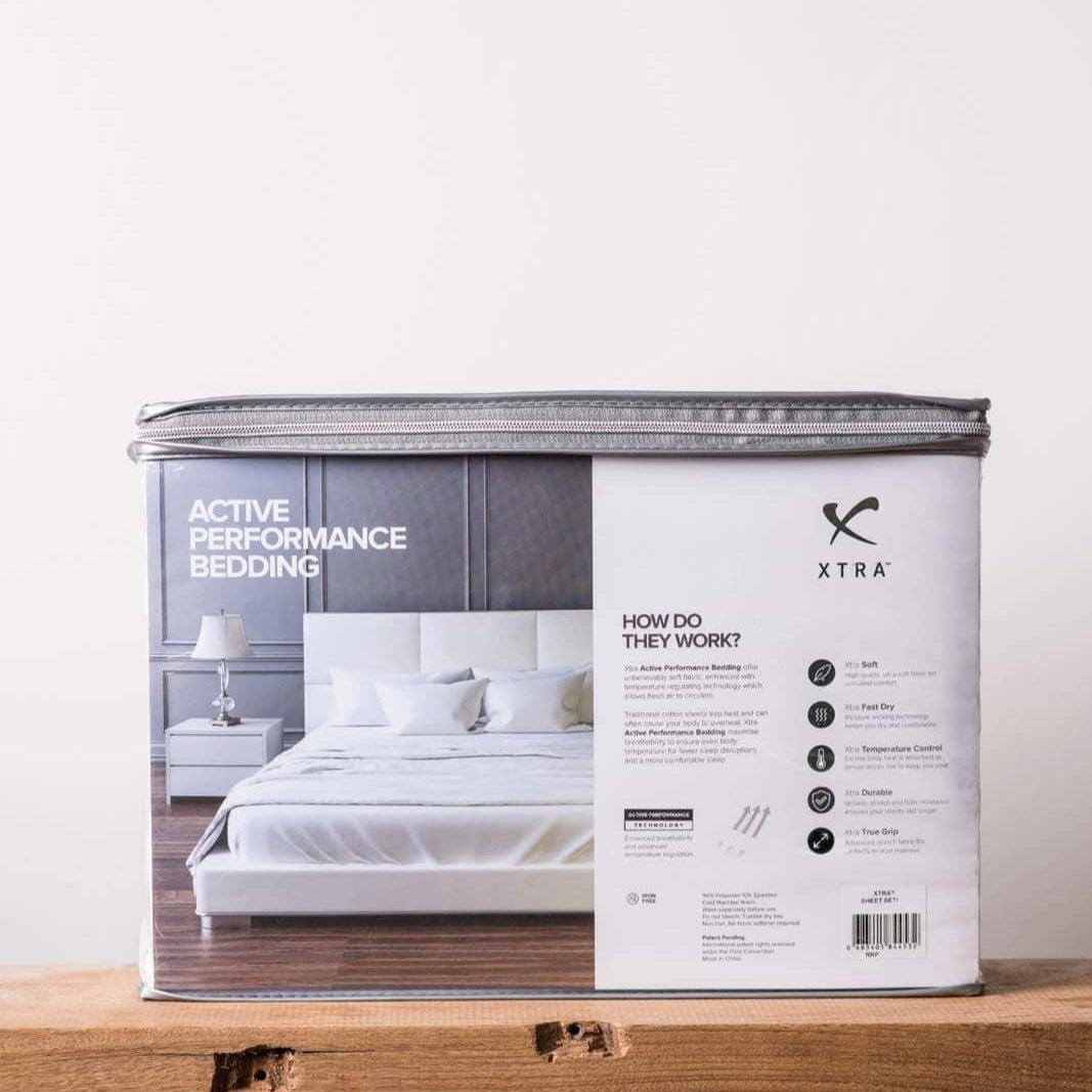 Xtra Active Performance Sheets - White
