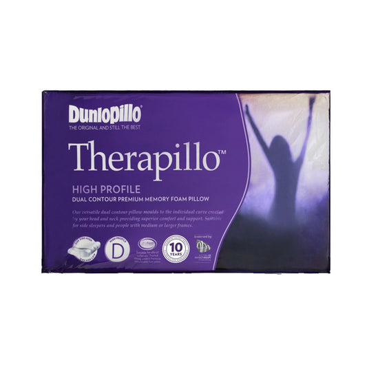 Therapillo Dual Contour Memory Foam High Profile Pillow