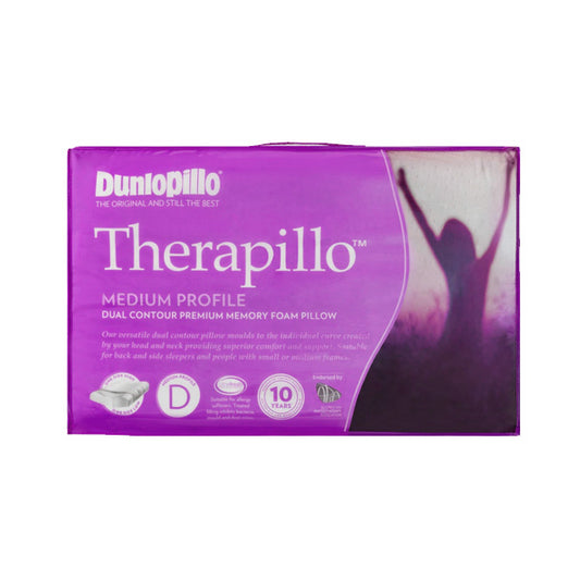 Therapillo Dual Contour Memory Foam Medium Profile Pillow