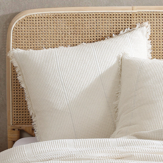 Galicia Vanilla European Pillowcase by Linen House