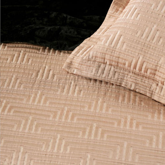 Winston Gold Quilt Cover Set by Linen House