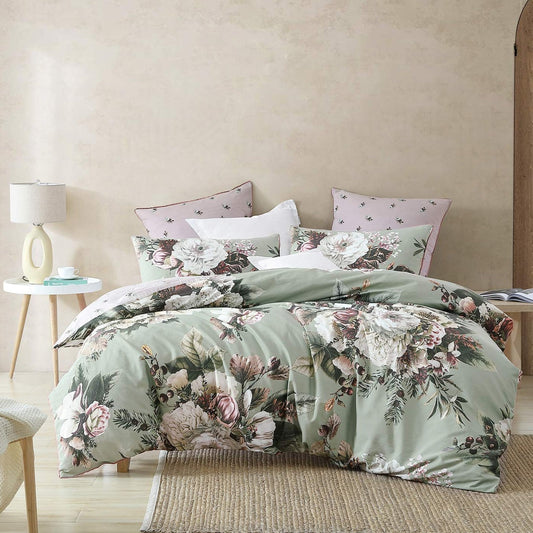 Winter Sage Quilt Cover Set by Logan & Mason