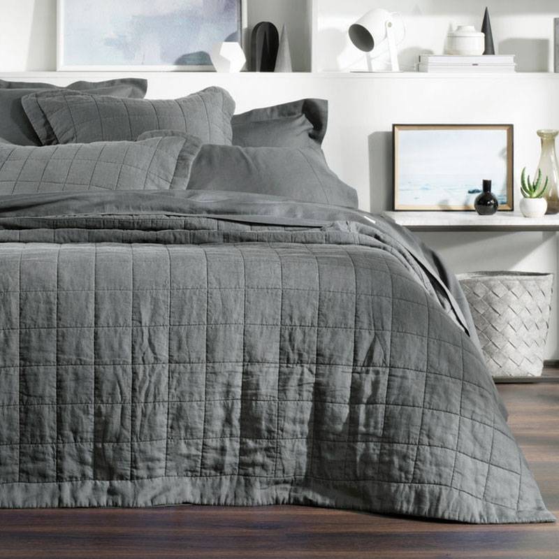 Abbotson Smoke Bed Cover by Sheridan