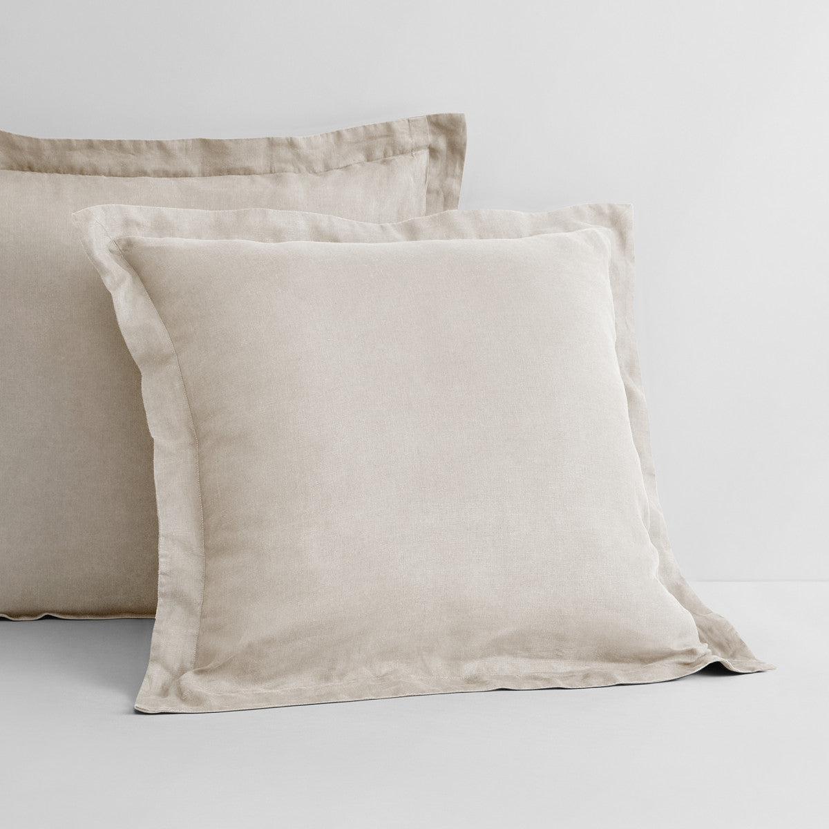 Abbotson Silver Linen Tailored European Pillowcase by Sheridan