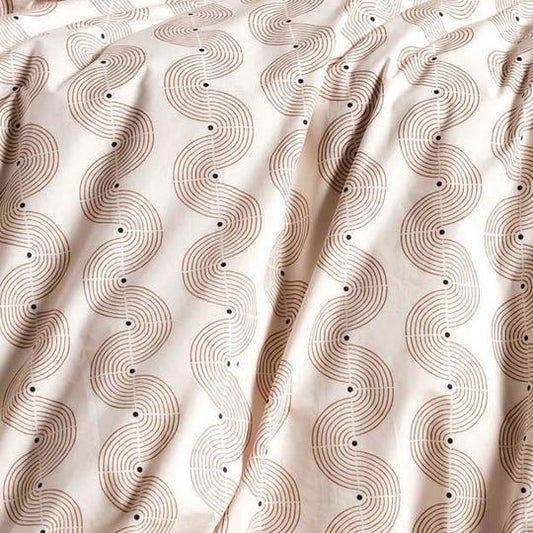 Aida Coral Quilt Cover Set by Linen House