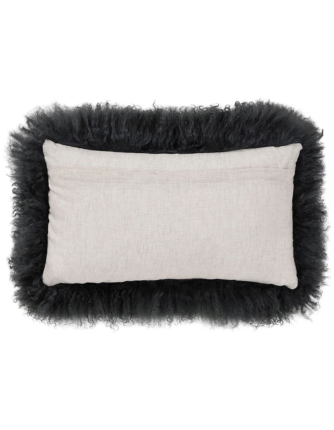 Bligh Mongolian Lambswool IVY Breakfast Cushion by Sheridan