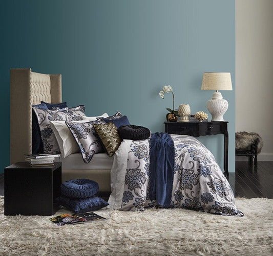 falseCamille Sapphire Quilt Cover Set by Davinci