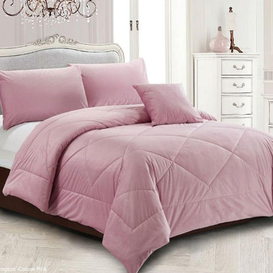 Carrington Pink Quilt Set by Georges Fine Linens