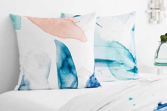 Sydney Opera House Dancing European Pillowcase by Sheridan