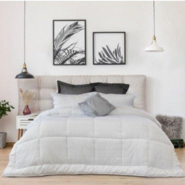 Ella White 3pc Comforter Set by Ardor