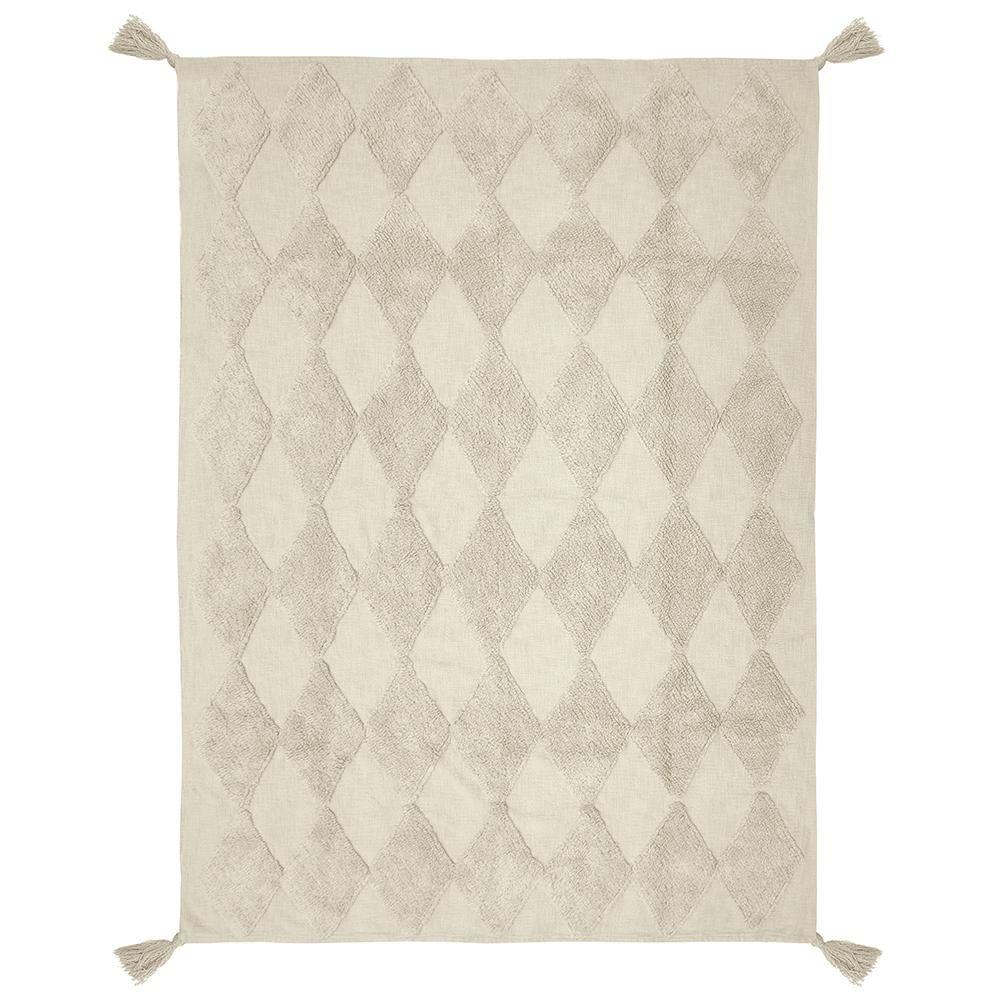 Jardee Stone Throw Rug by Bambury