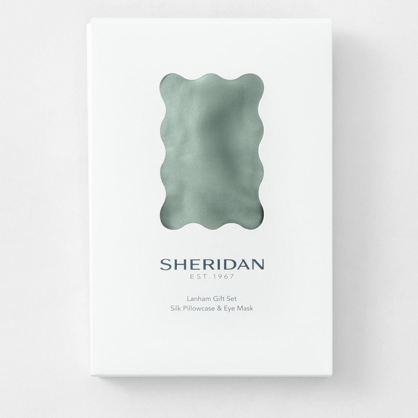 Lanham Silk Eye Mask & Pillowcase Gift Set AEGEAN by Sheridan