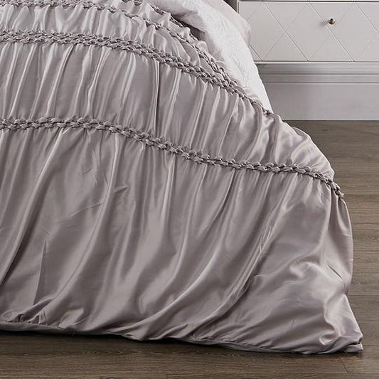 Larissa Shell Quilt Cover Set By Logan and Mason Platinum