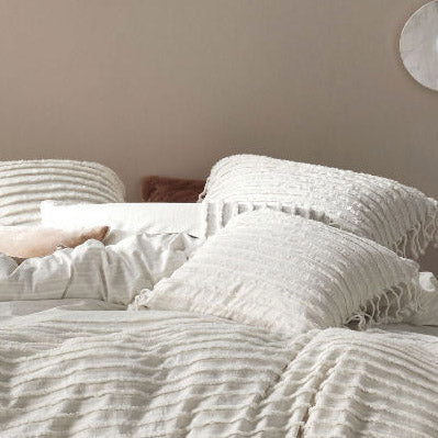 Dunaway Sugar Quilt Cover Set by Linen House