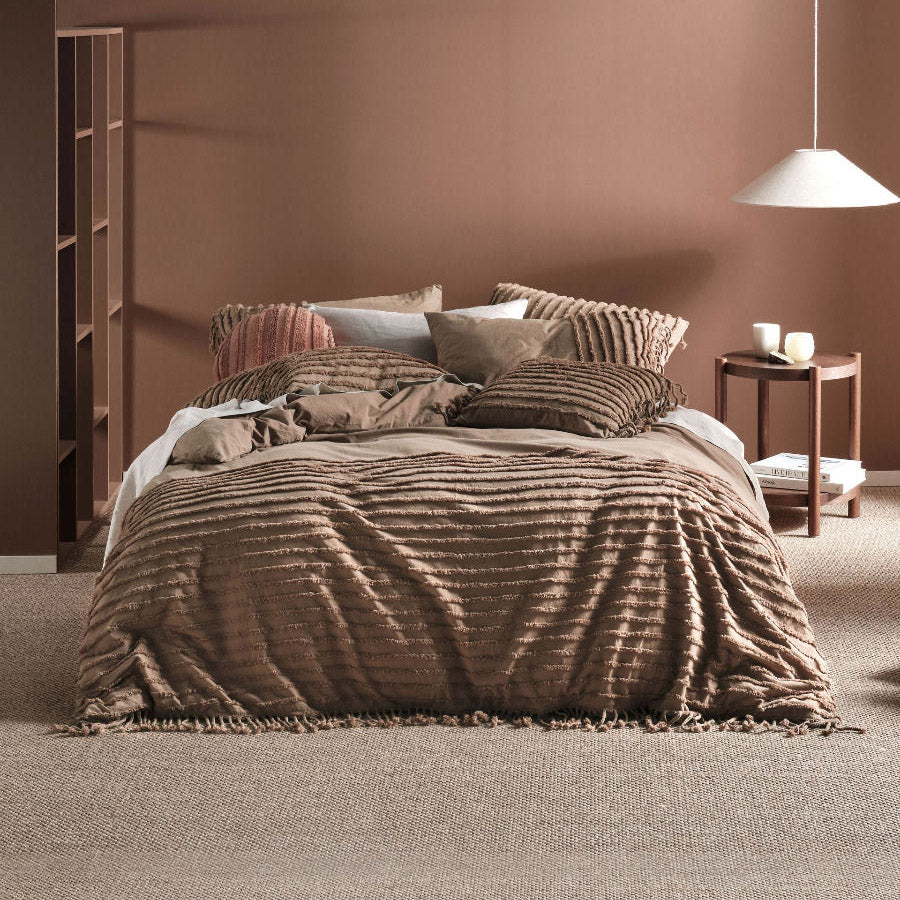 Dunaway Timber European Pillowcase by Linen House