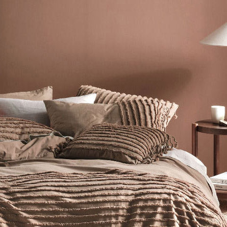 Dunaway Timber Quilt Cover Set by Linen House