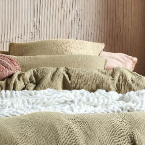 Elysian Eucalyptus Quilt Cover Set by Linen House