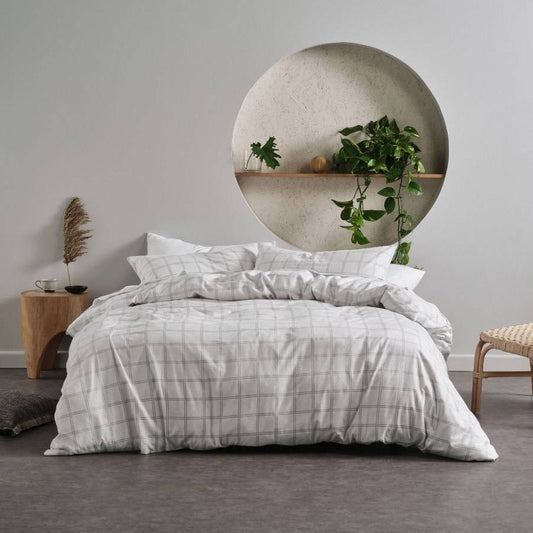 Westley Flannelette Quilt Cover Set by Linen House