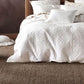 Isadora Quilt Cover Set Sugar by Linen House