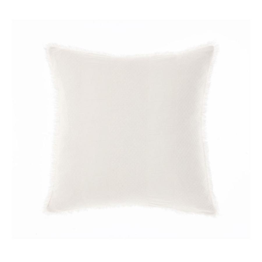 Shrimpton White Cushion 45 X 45 cm by Linen House