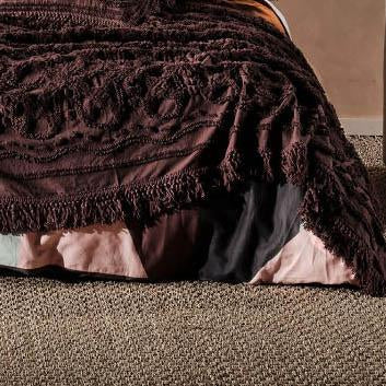 Somers Espresso Bed Cover by Linen House