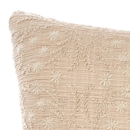 Abigail Sand European Pillowcase by Linen House