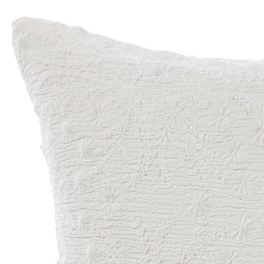 Abigail White European Pillowcase by Linen House