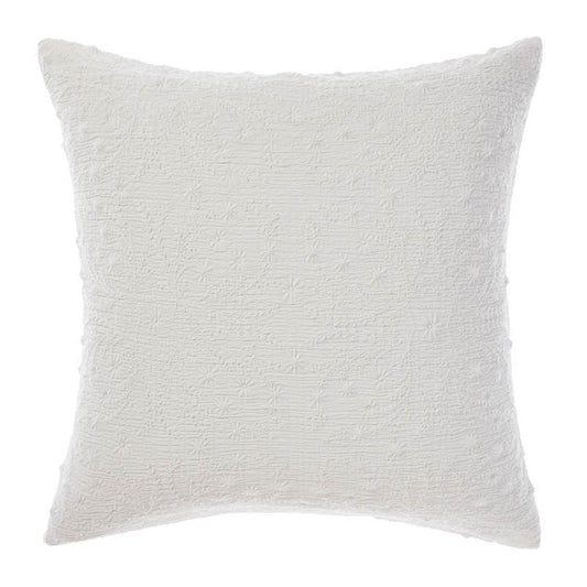 Abigail White European Pillowcase by Linen House