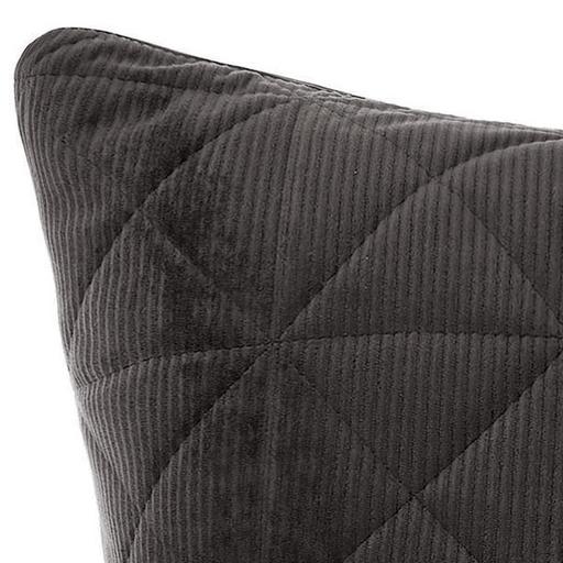 Heath Quilt Cover Set Black by Linen House