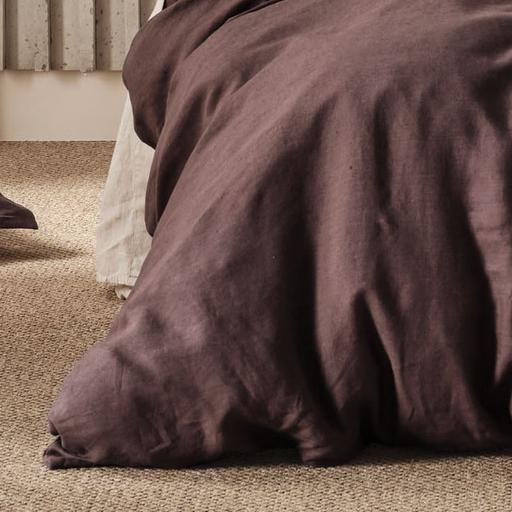 Nimes Linen Quilt Cover Set ESPRESSO by Linen House