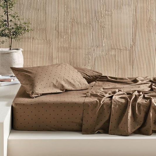 Vivienne Sheet Set Timber Sheet Set by Linen House