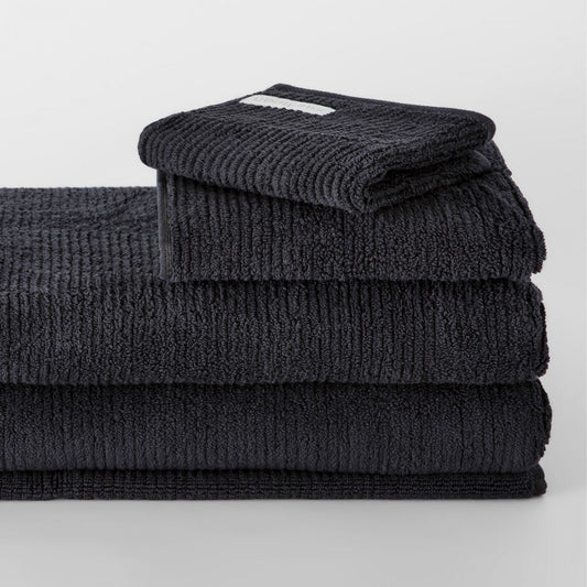 Living Textures Trenton Towel Collection by Sheridan CARBON