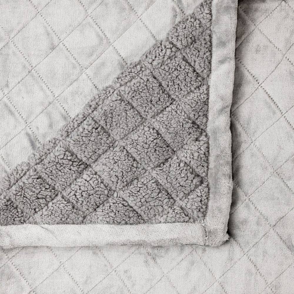 Mansfield Aluminium Sherpa Blanket by Bianca