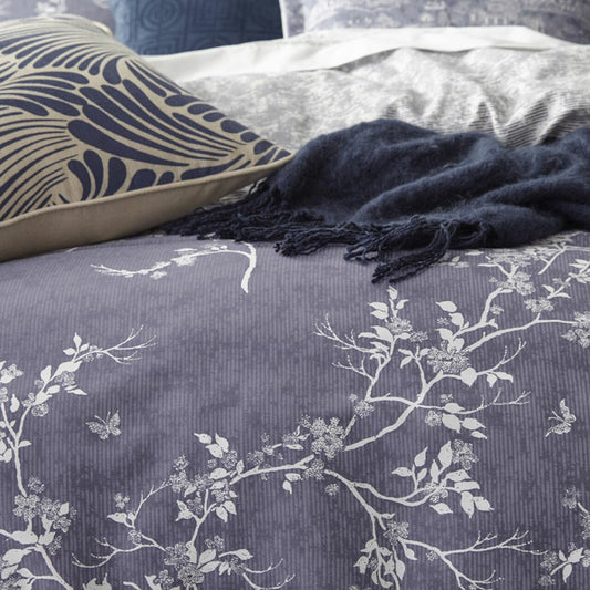 Oriental Denim Quilt Cover Set By Florence Broadhurst