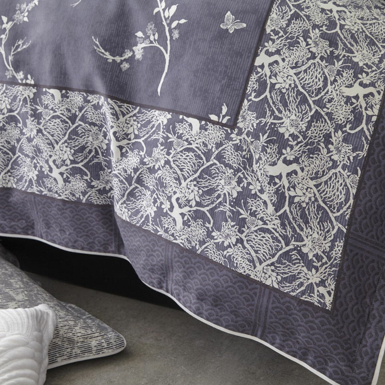 Oriental Denim Quilt Cover Set By Florence Broadhurst