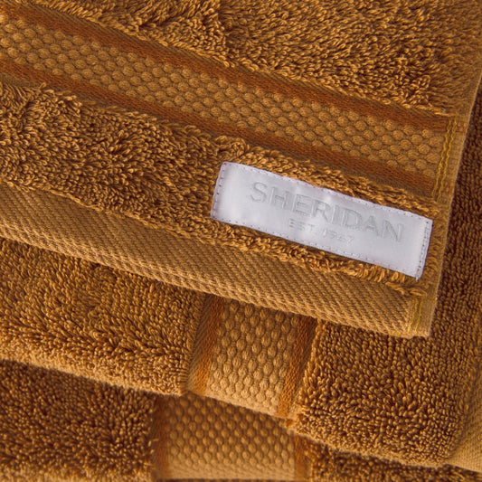 Luxury Egyptian TOBACCO Towel Collection by Sheridan
