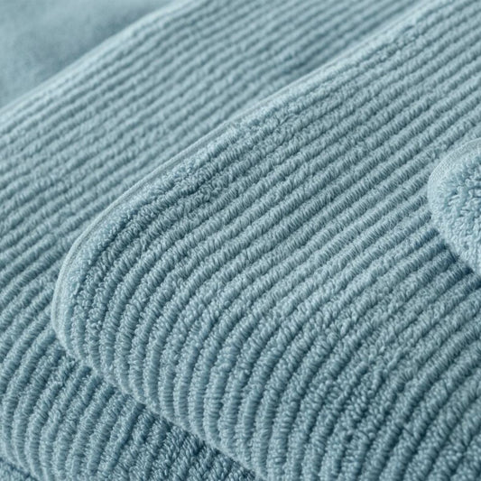 Living Textures Trenton Towel Collection by Sheridan MISTY TEAL