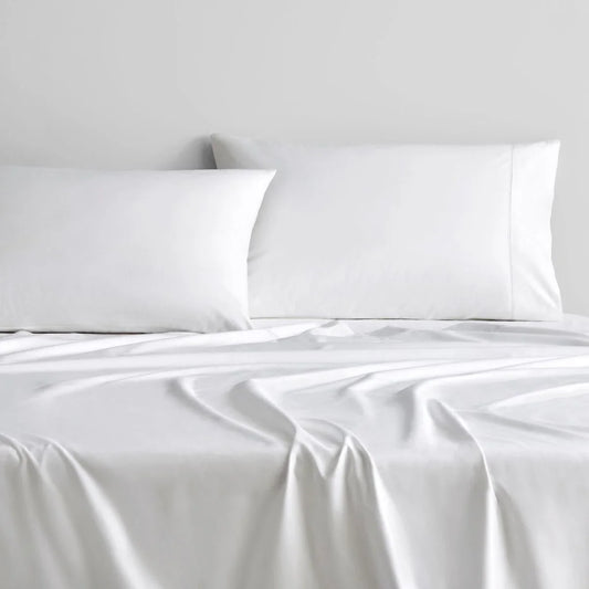 1000TC Hotel Luxury FITTED SHEET Snow by Sheridan