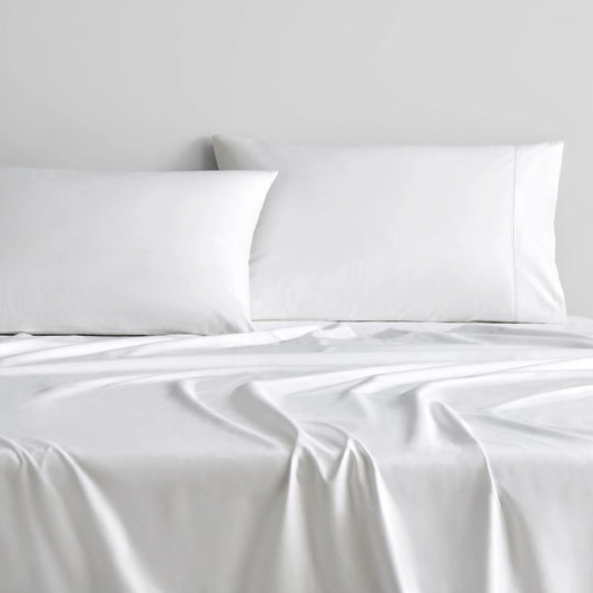 1000TC Hotel Luxury Fitted Sheet SNOW by Sheridan