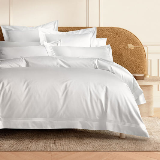 1200TC Palais Snow Quilt Cover by Sheridan