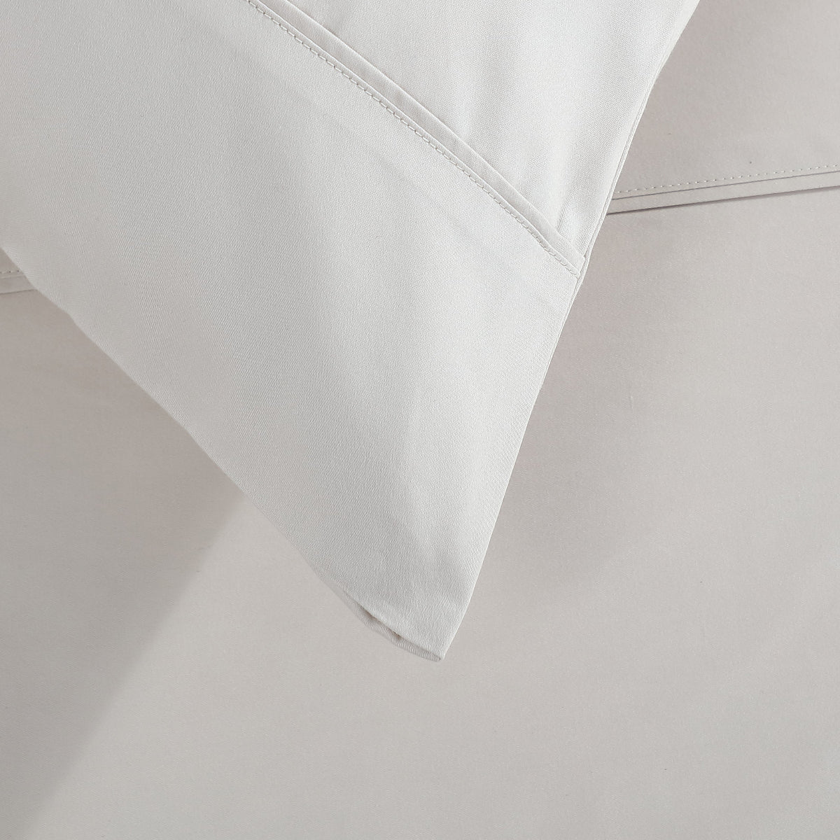500TC Cotton Sateen Stone Sheet Set by Private Collection