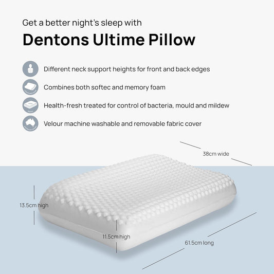 Dentons Ultime Memory Foam Pillow