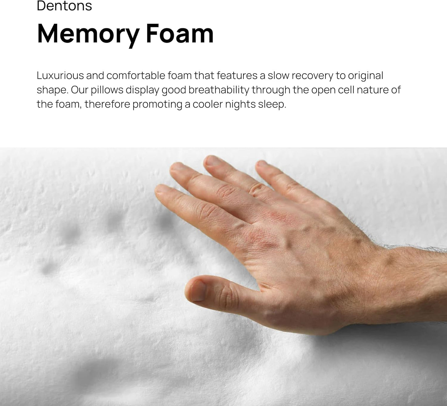 Dentons Impressions Classic Memory foam Pillow