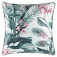 Abbey Green Square Velvet Cushion by Bianca
