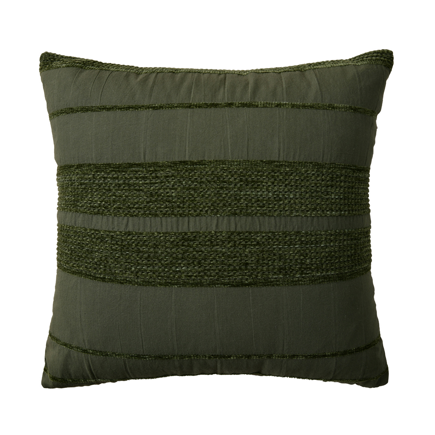 Avery Forest Green Square Cushion by Bianca