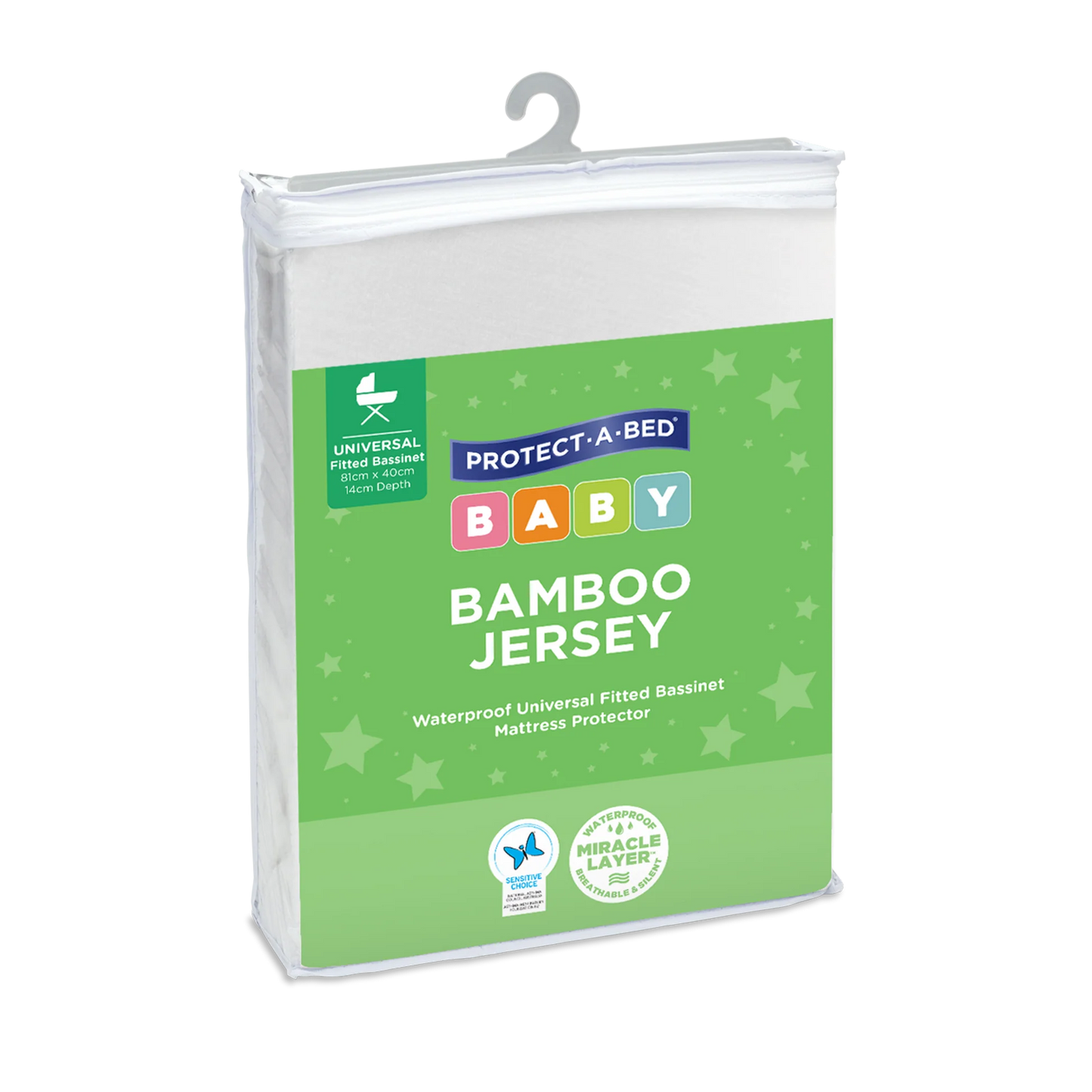 Bamboo Fitted Waterproof Bassinet Mattress Protector by Protect-A-Bed